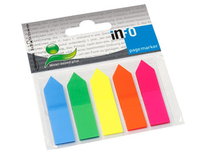 PageMarker săgeată 5 x 12 x 44 mm multicolor