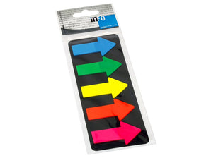PageMarker 25 x 45 mm 5 culori/set 125 file film color săgeți Info Notes
