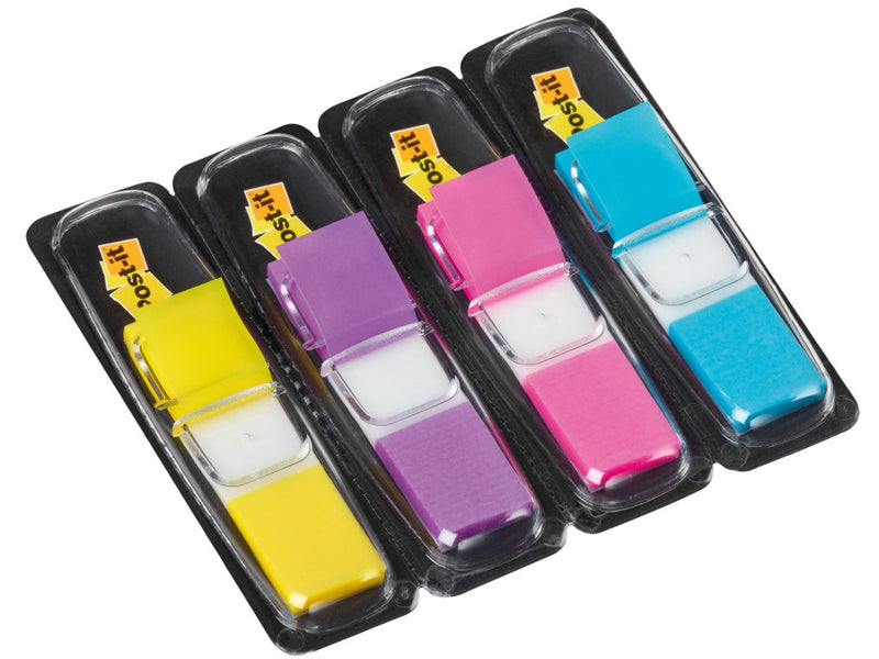 PageMarker 12 x 43 mm 140 file neon Post-it 4 culori/set