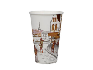 Pahar de carton 12 oz City 330 ml, 10 buc/set