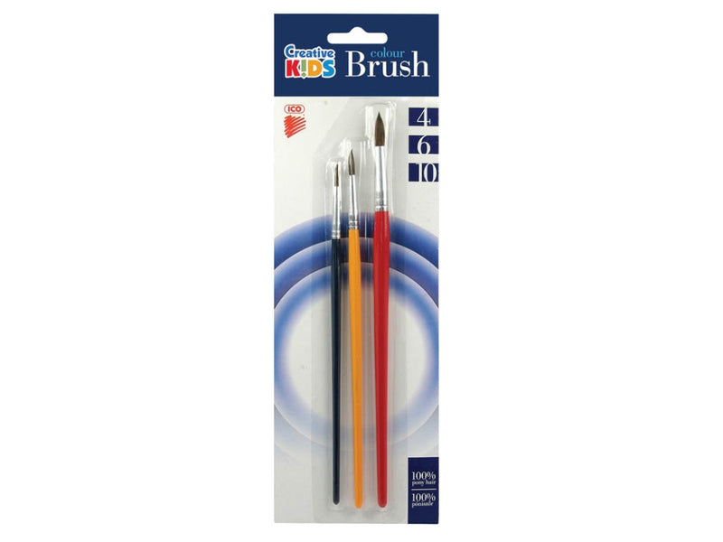 Pensule mărime 4/6/10 ICO CK 3/set