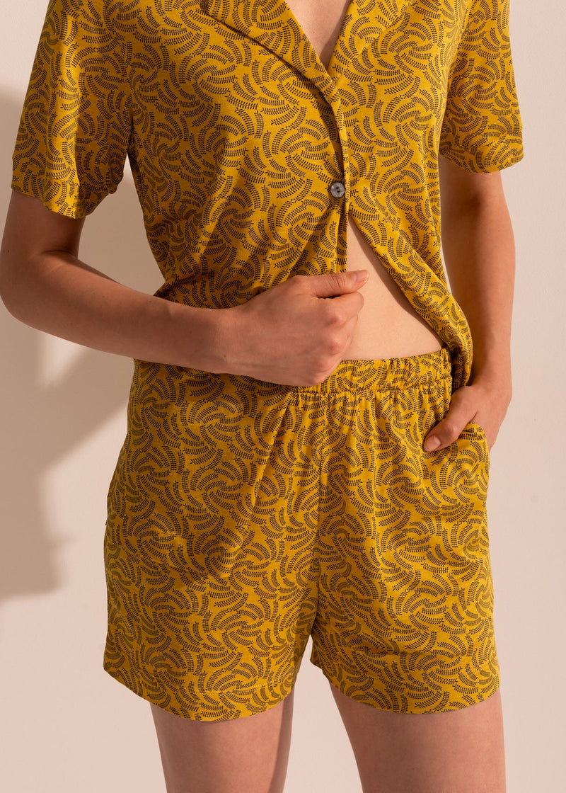 Pijama Damă Fresh Leaves Micromodal