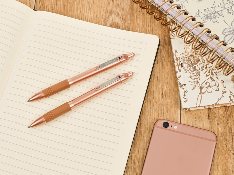 Pix 1.0 mm Zebra Z-Grip Smooth Rose Gold