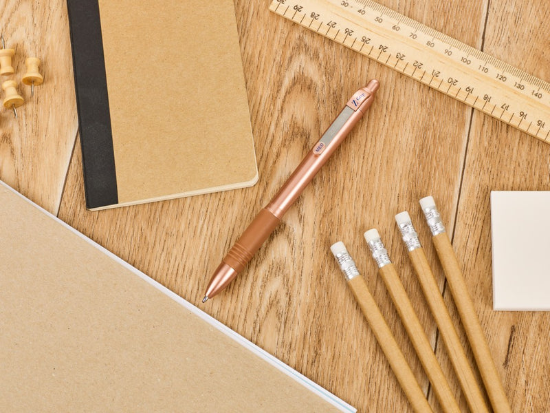 Pix 1.0 mm Zebra Z-Grip Smooth Rose Gold