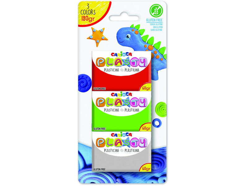 Plastilină Carioca Plasty 3/set