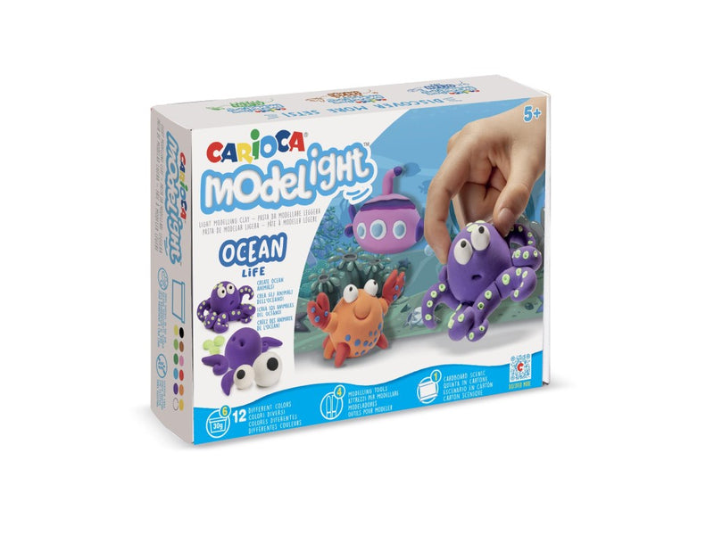 Plastilină ModeLight Maxi PlayBox Carioca