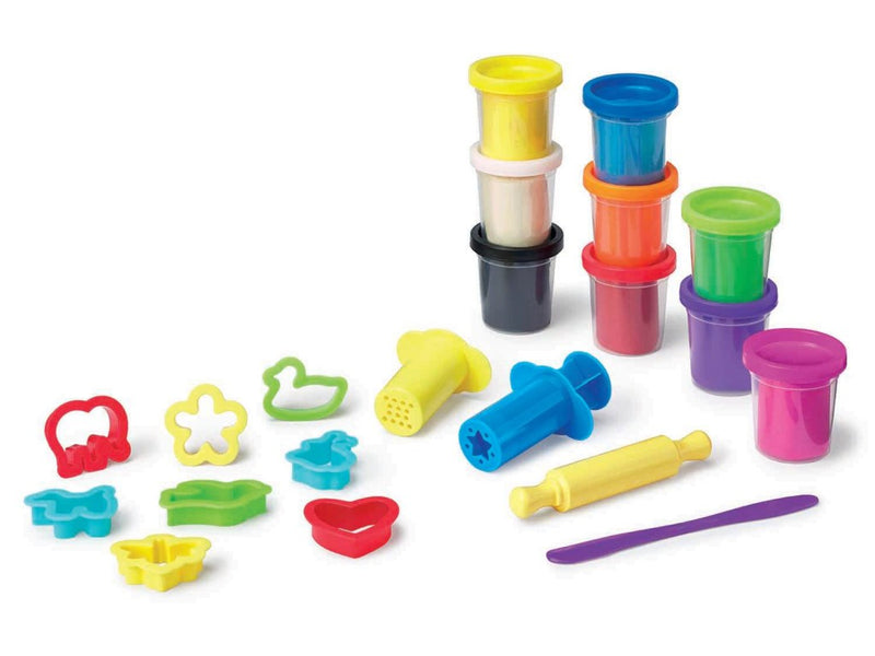 Plastilină Pat'Dough 9 culori + 12 accesorii