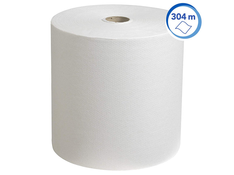 Prosop rolă matic, alb, 1 strat, 305 m, 6 role/bax Scott