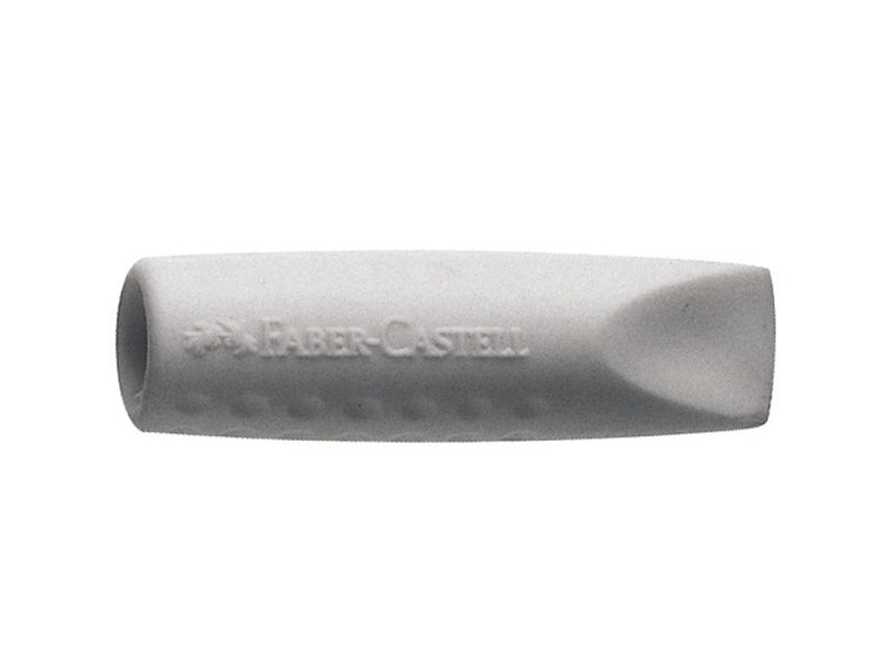 Radieră capac grip 2001 gri Faber-Castell 2 buc/set