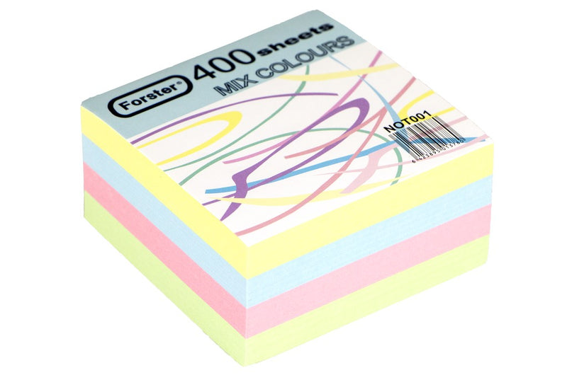 Rezervă cub color hârtie 400 file Forster