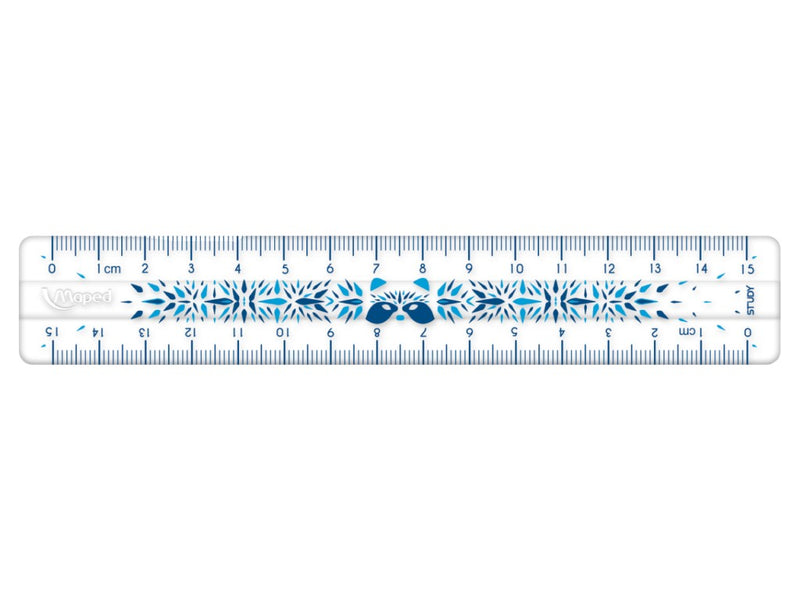 Riglă Maped Study Unbreakable fancy 15 cm