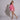 Rochie roz scurta cu volane din tulle Breathless