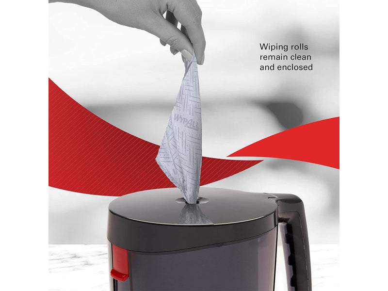 Rolă derulare centrală Kimberly-Clark WypAll, albastră, 38 x 18 cm, 430 porții/rolă, 6 role/set