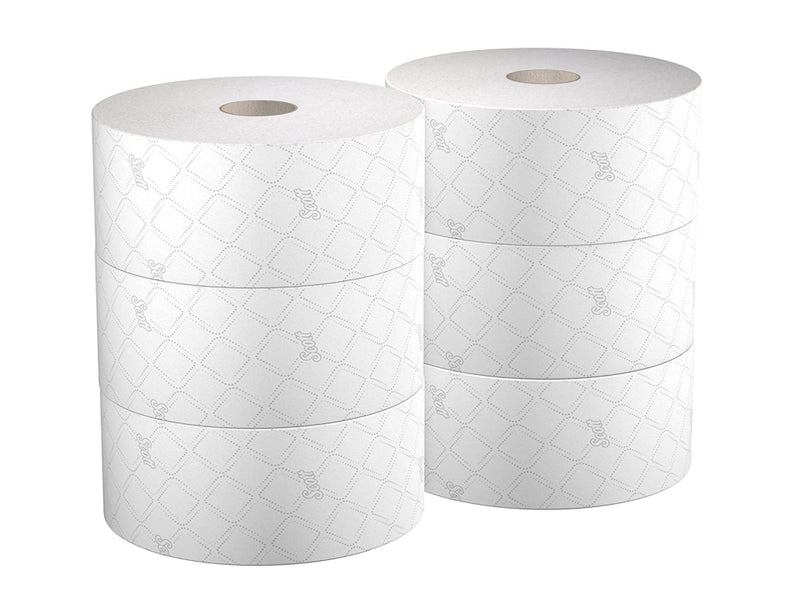 Rolă hârtie igienică derulare centrală Kimberly-Clark, 2 straturi, 314 m, 6 role/set