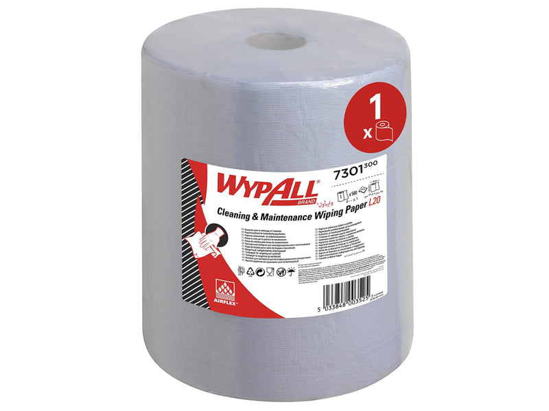 Rolă industrială albastră, 2 straturi, 190 m WypAll L20, Kimberly Clark