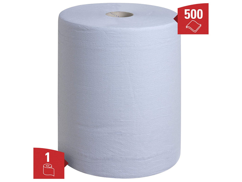 Rolă industrială albastră, 2 straturi, 190 m WypAll L20, Kimberly Clark
