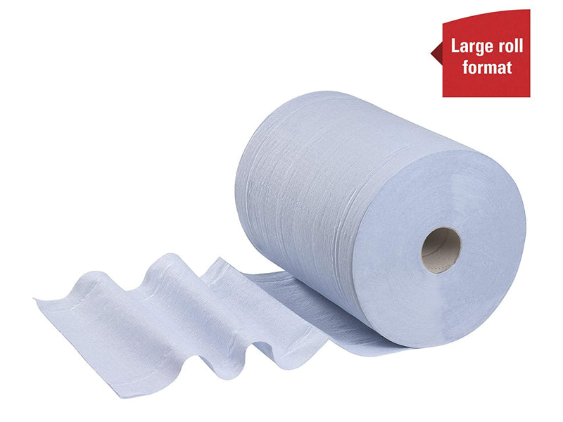 Rolă industrială albastră, 2 straturi, 190 m WypAll L20, Kimberly Clark