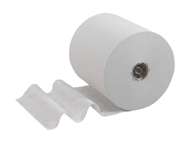 Rolă prosop autocut, Kimberly Clark, Scott Control, 1 strat, alb, 300 metri, 6 role/set