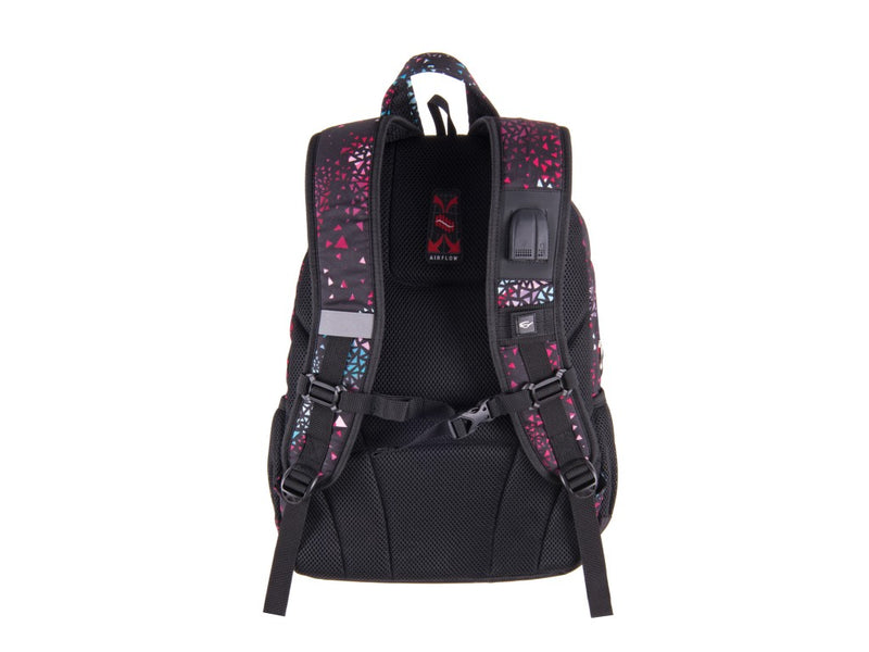 Ghiozdan Pulse 2 in 1 Teens Black Cosmos