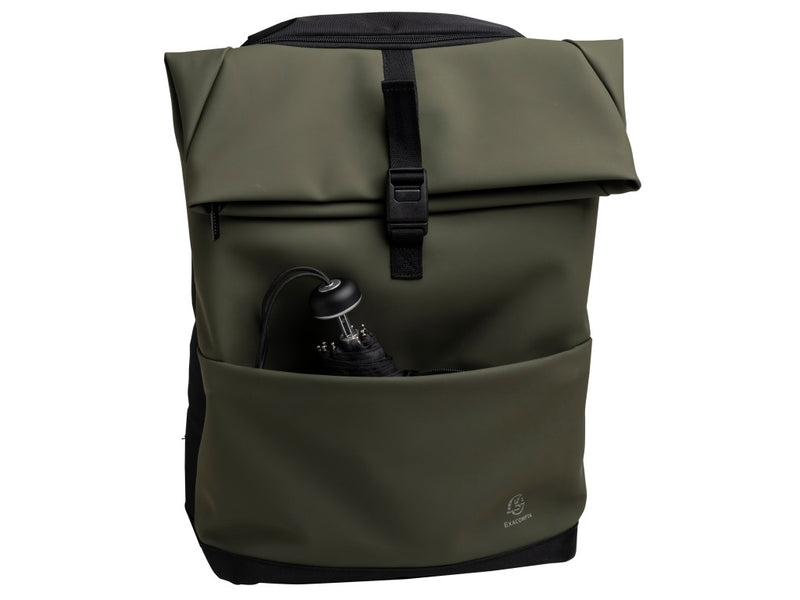 Rucsac laptop 15,6" Exactive Young Exacompta 17535E, kaki