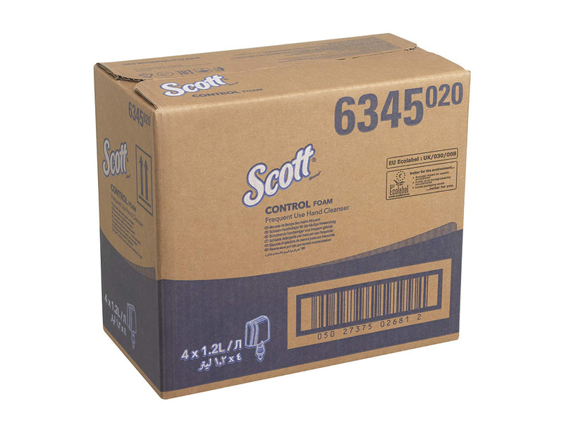 Săpun spumă utilizare frecventă Scott Control 1,2 l, 4 buc/set