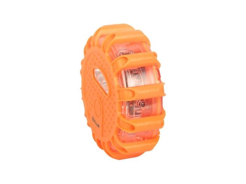 Semnalizator de urgență și lanternă LED Tellur Basic, 3 x AAA, magnetic, portocaliu