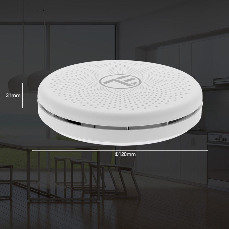 Senzor de fum și CO WiFi Tellur Smart, AA, alb