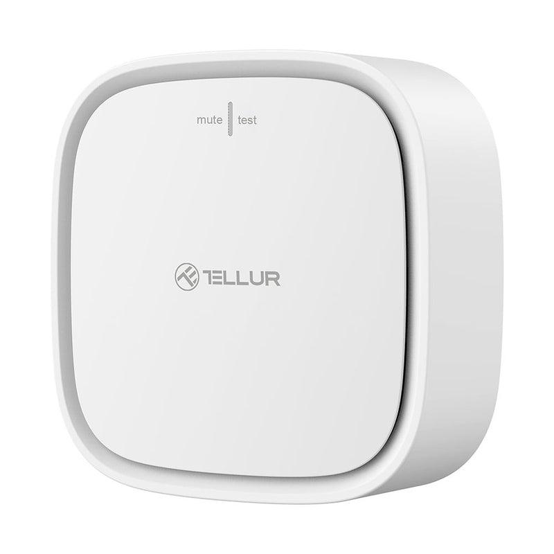 Senzor de gaz WiFi Tellur Smart, DC12V 1A, Alb