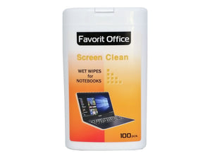 Șervețele umede ecran LCD/TFT, 100 bucăți, Favorit-F130002
