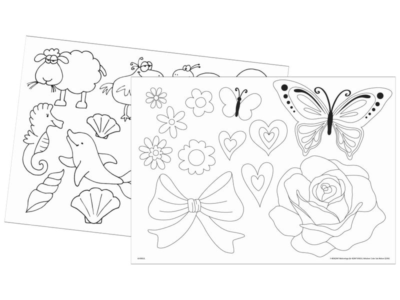 Set decorare ferestre Kreul