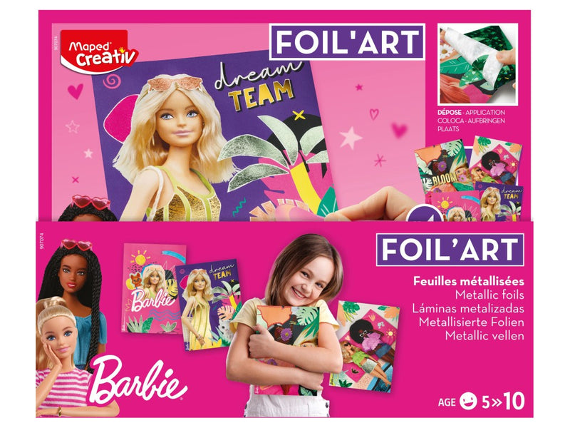 Set creativ Maped Barbie Foil'Art