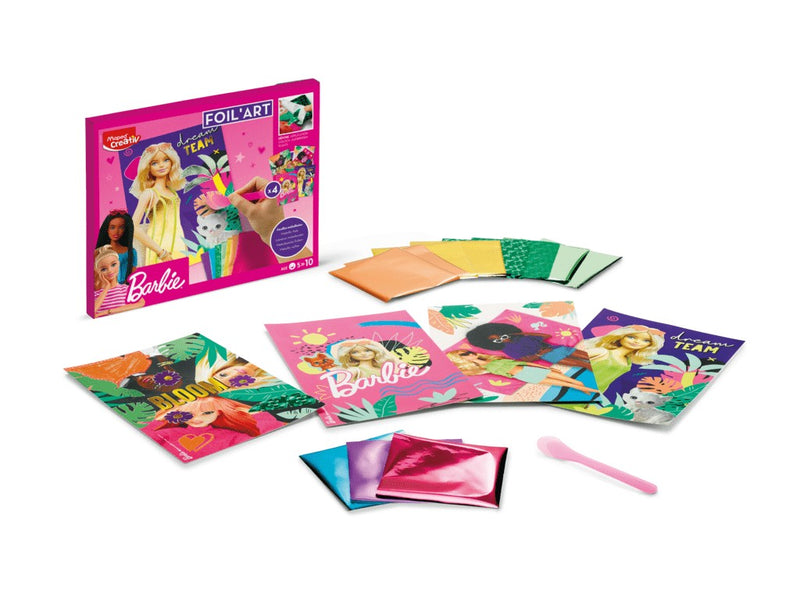 Set creativ Maped Barbie Foil'Art