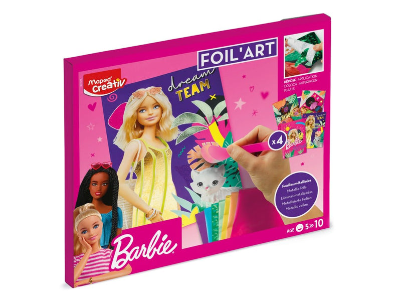 Set creativ Maped Barbie Foil'Art