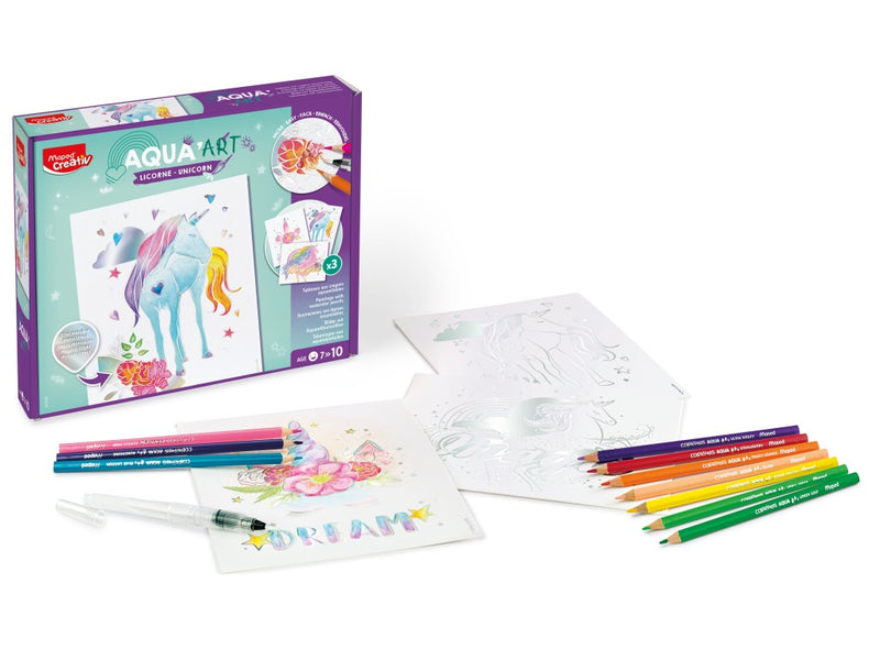 Set Maped Creativ Aqua'Art Unicorn