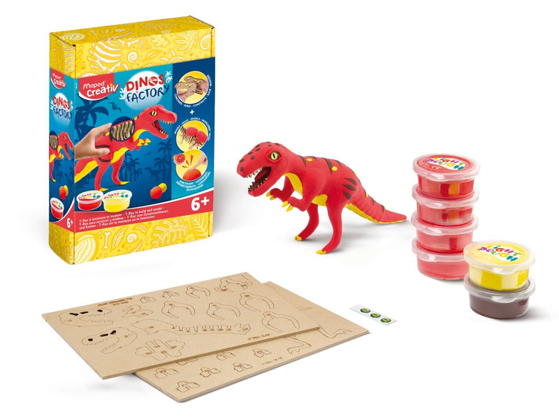 Set Maped Creativ Dinos Factory