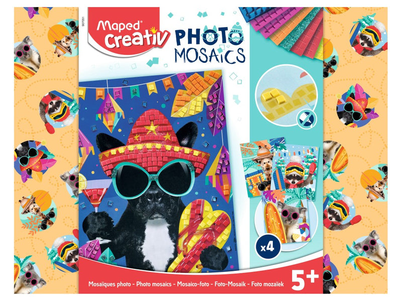 Set Maped Creativ Photo Mosaics - Adventure animals