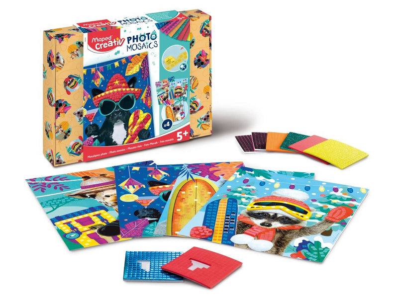 Set Maped Creativ Photo Mosaics - Adventure animals
