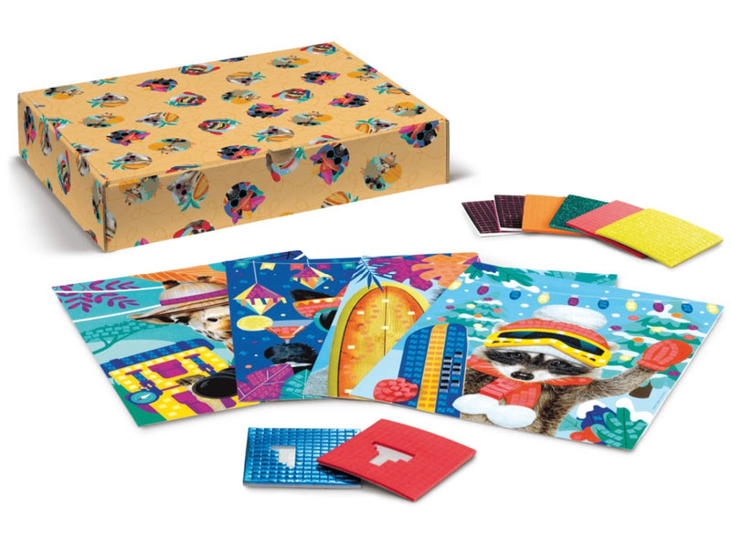 Set Maped Creativ Photo Mosaics - Adventure animals