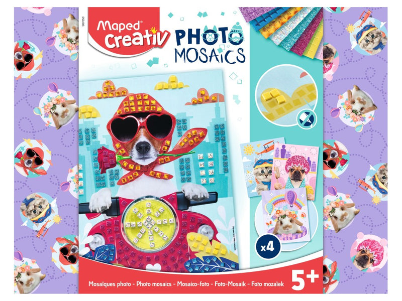 Set Maped Creativ Photo Mosaics - Cute animals