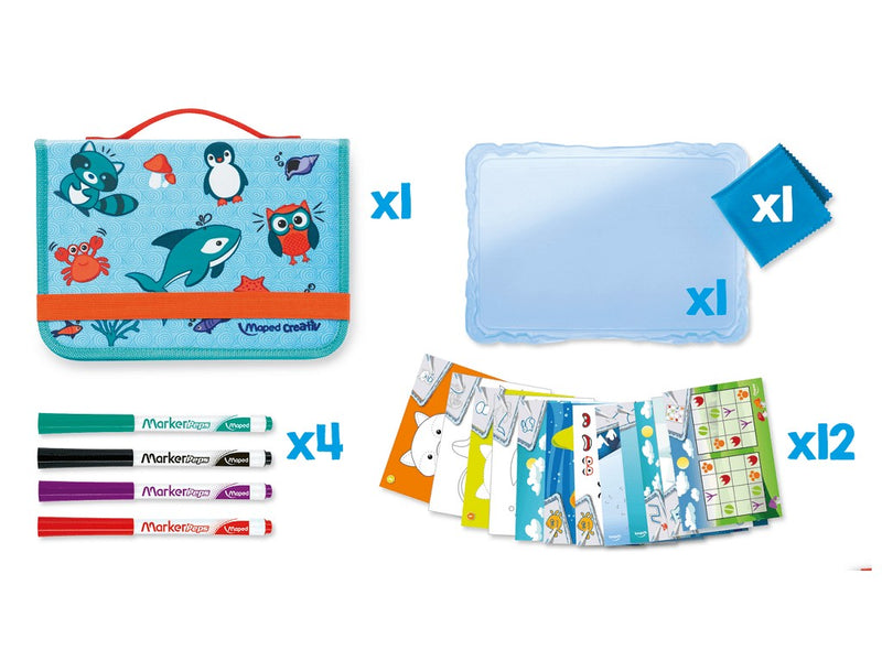 Set Maped Creativ Travel Board Animale