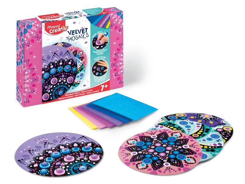 Set Maped Creativ Velvet Mosaics - Pastel