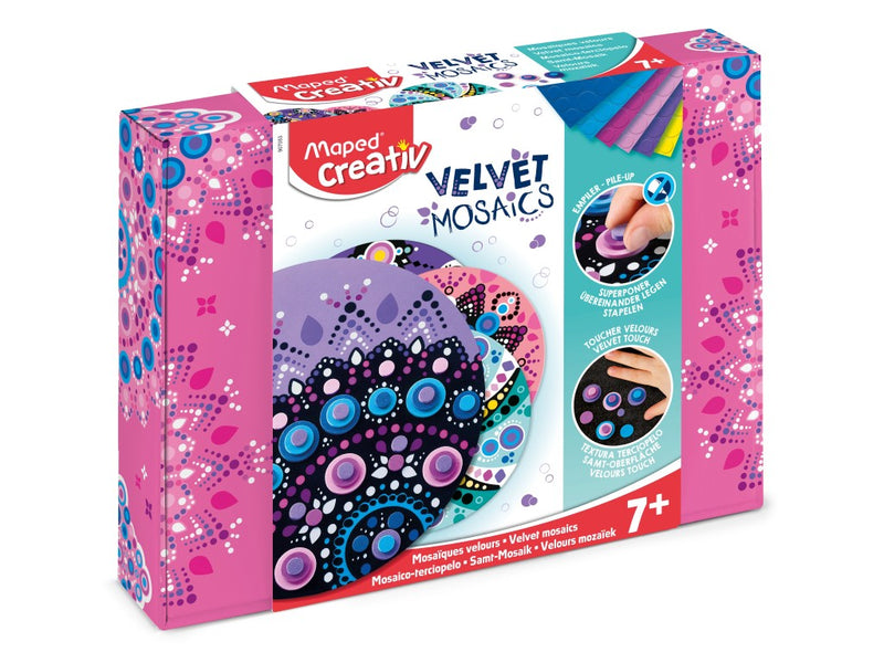 Set Maped Creativ Velvet Mosaics - Pastel