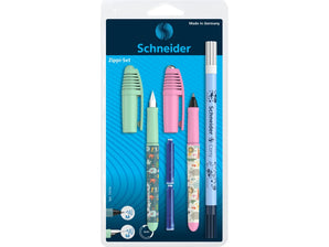 Set stilou + roller Schneider Zippi + pic Corry + 2 rezerve/blister