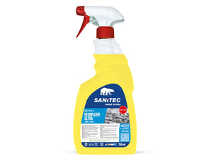 Soluție curățat suprafețe bucătărie cu pulverizator 750 ml Sgrassatore ultra Sanitec