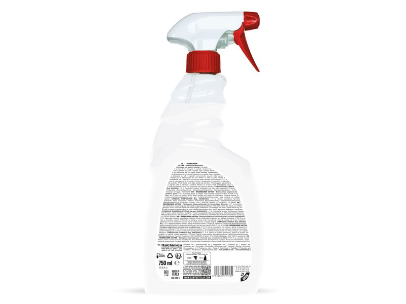 Soluție curățat suprafețe bucătărie cu pulverizator 750 ml Sgrassatore ultra Sanitec