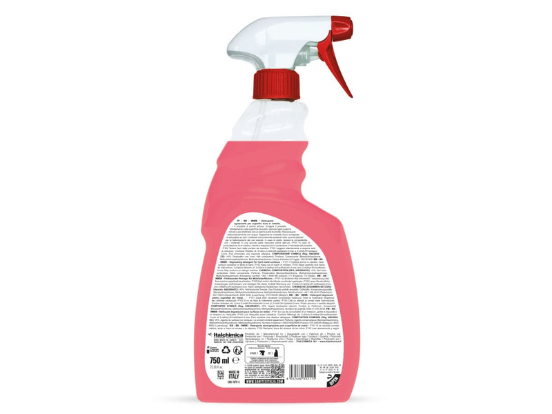 Soluție curățat suprafețe metalice cu pulverizator 750 ml Sgrassatore Sanitec