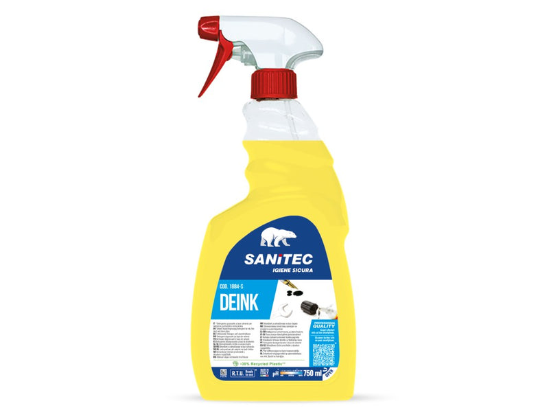 Soluție scos pete cerneală cu pulverizator 750 ml Deink Sanitec