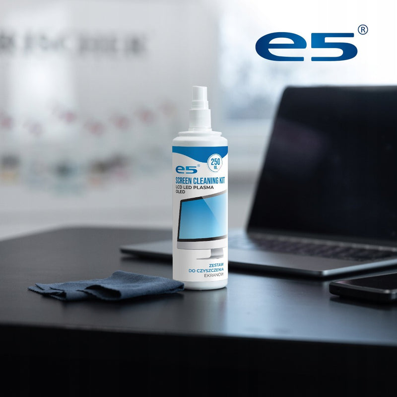 Spray curățare multimedia 250 ml + lavetă microfibră