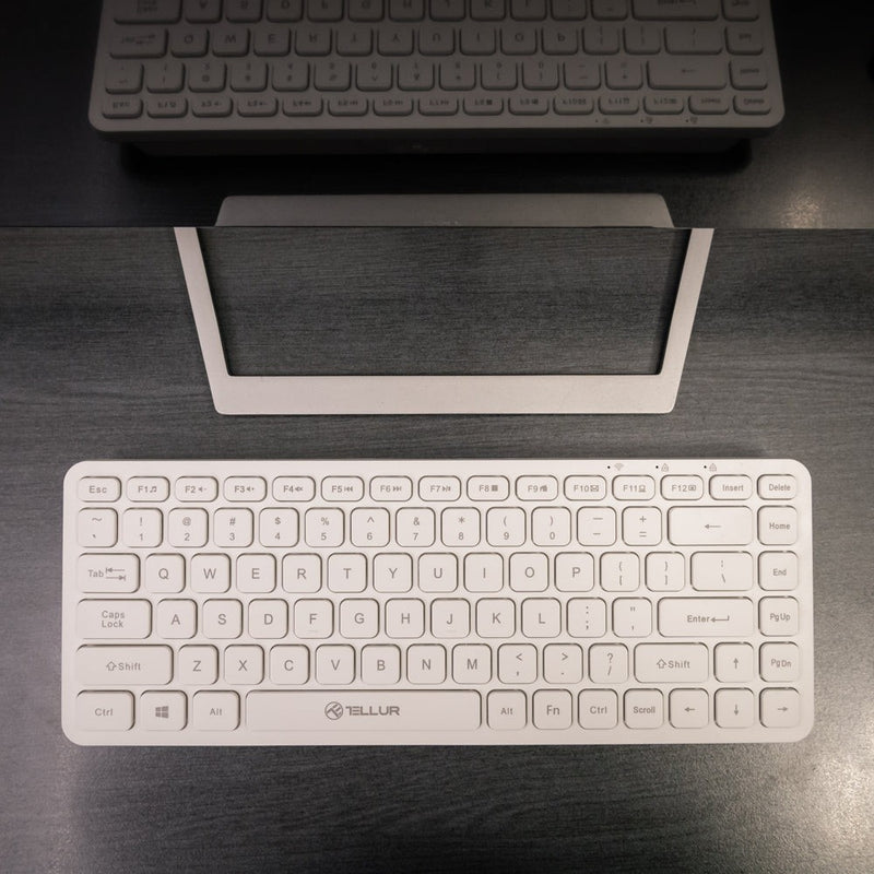 Tastatură fără fir Tellur, Mini, Alb