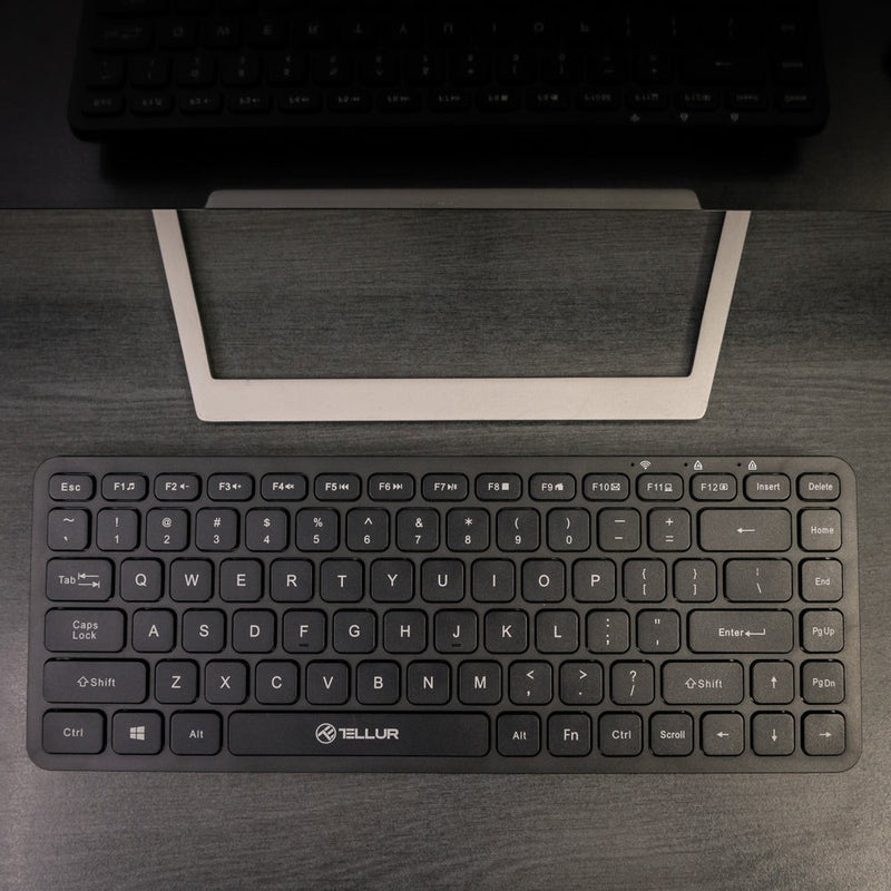 Tastatură fără fir Tellur, Mini, Negru
